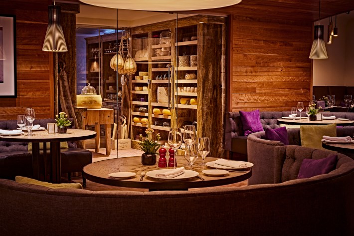 The Cheese Cave at TOCA adds an element of elegant ambience.Photo provided by Ritz-Carlton Toronto.