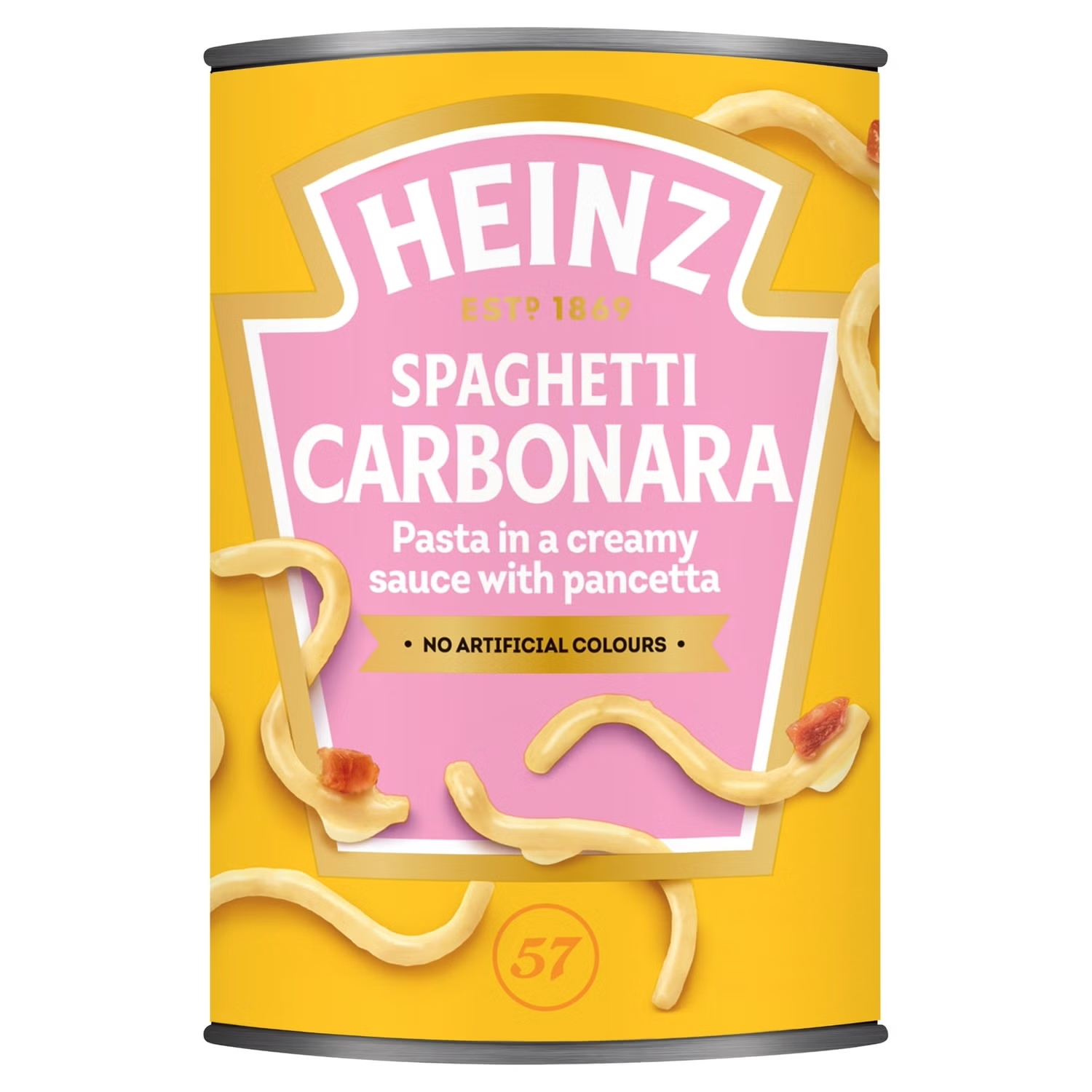 Heinz spaghetti carbonara in a can