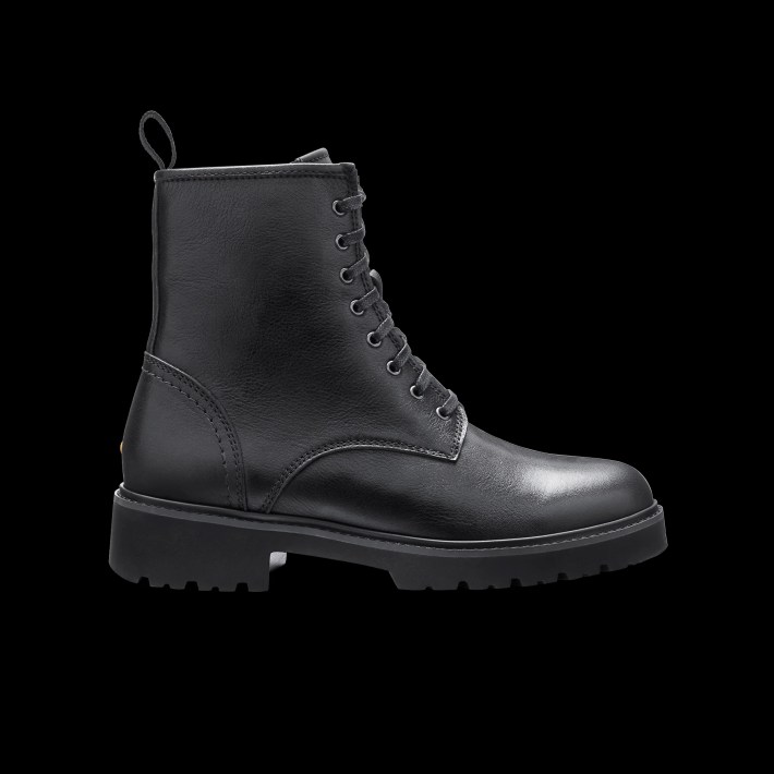 Samuel Hubbard’s Women’s Lombard Lug Sole Boot in black leather