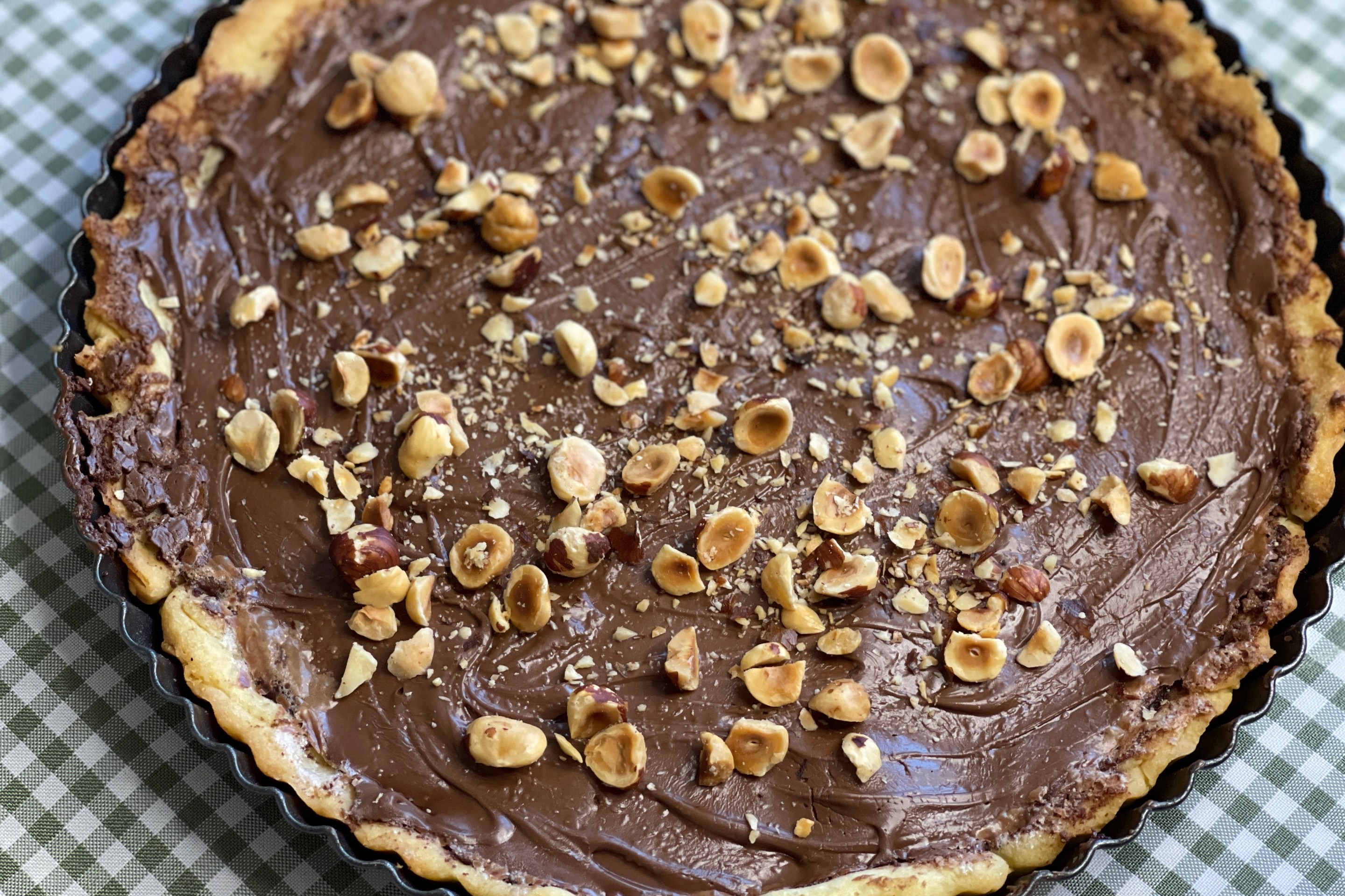 Crostata di Nutella.