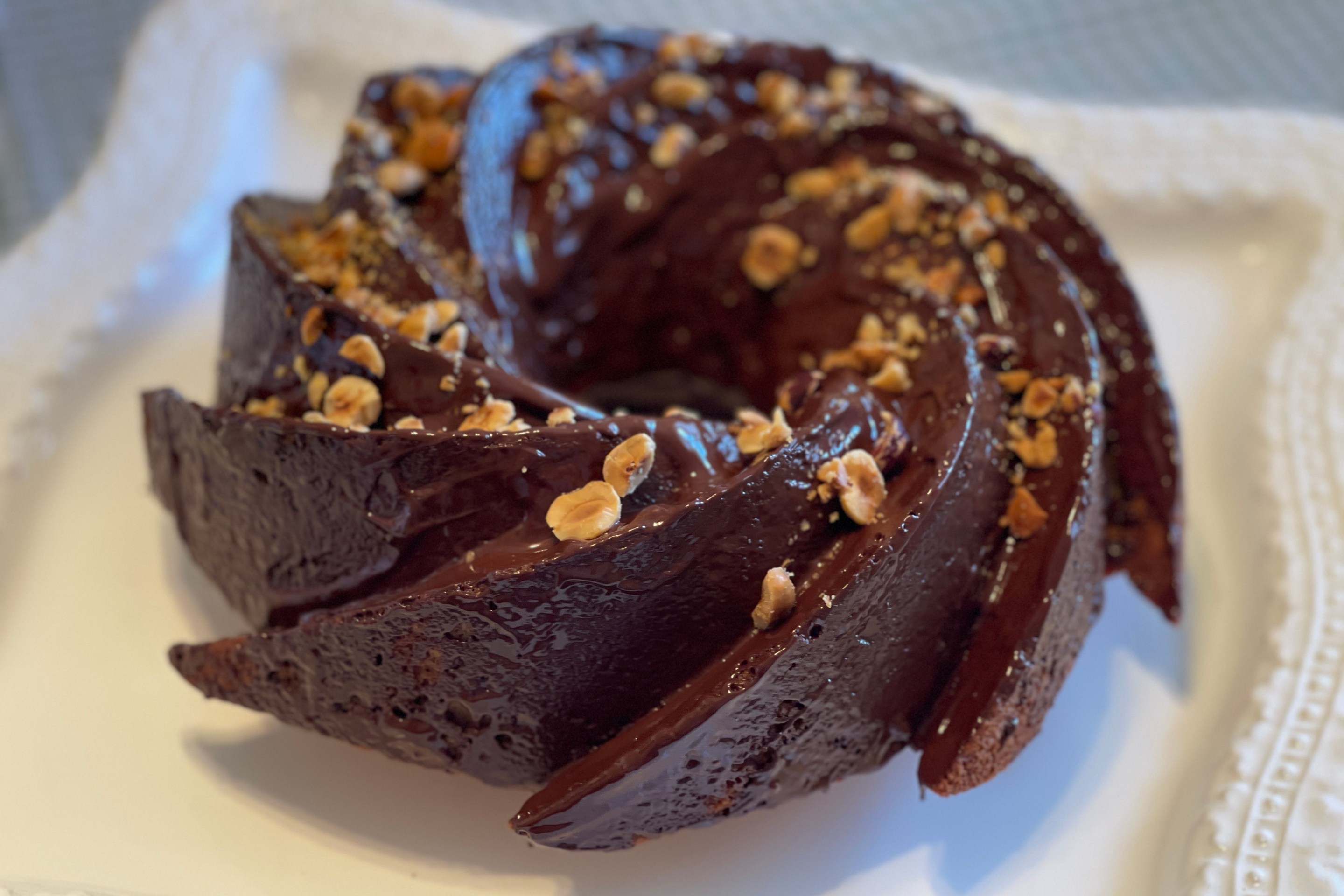 Chocolate Hazelnut Cake.