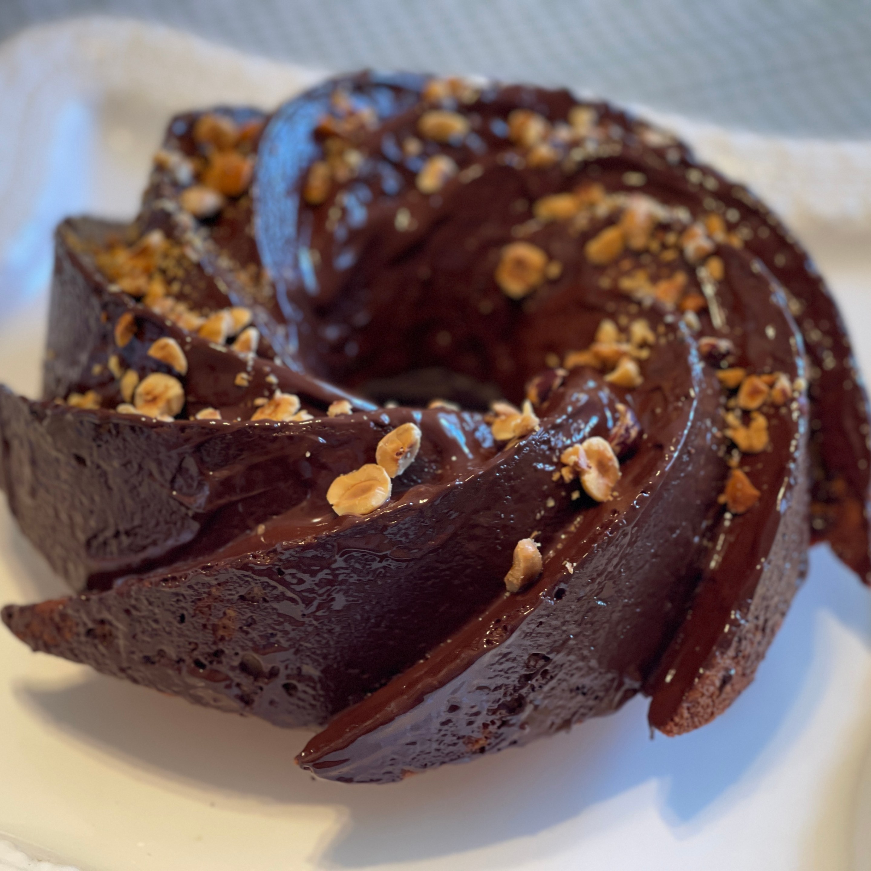 Chocolate Hazelnut Cake.