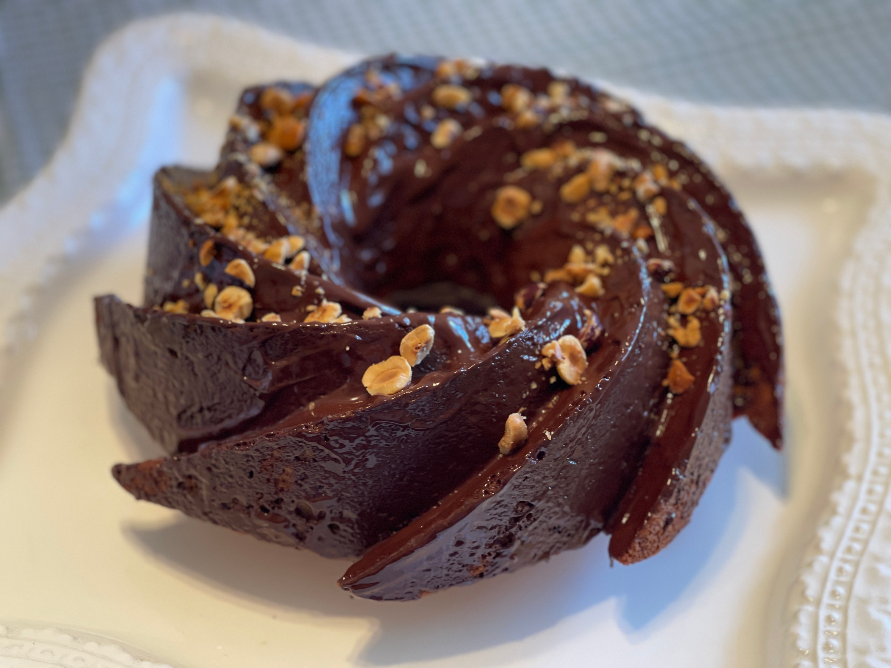 Chocolate Hazelnut Cake.