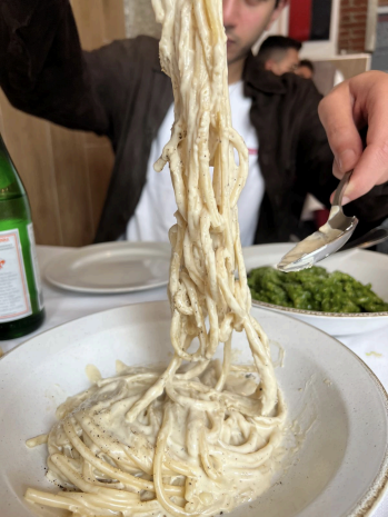 Cacio e Pepe at Da Martino. Photo by Manuele Boccardi @manueledbk.