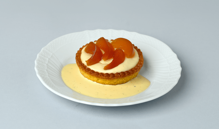 Mini Vesuvius Apricot Tart.