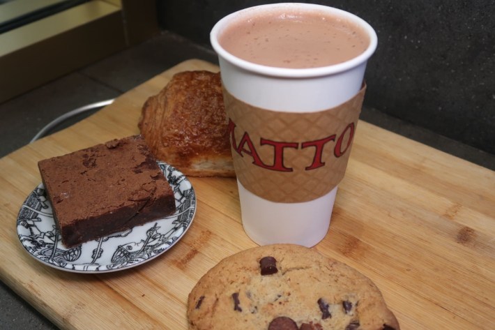 Coffee and treats at Matto Espresso.