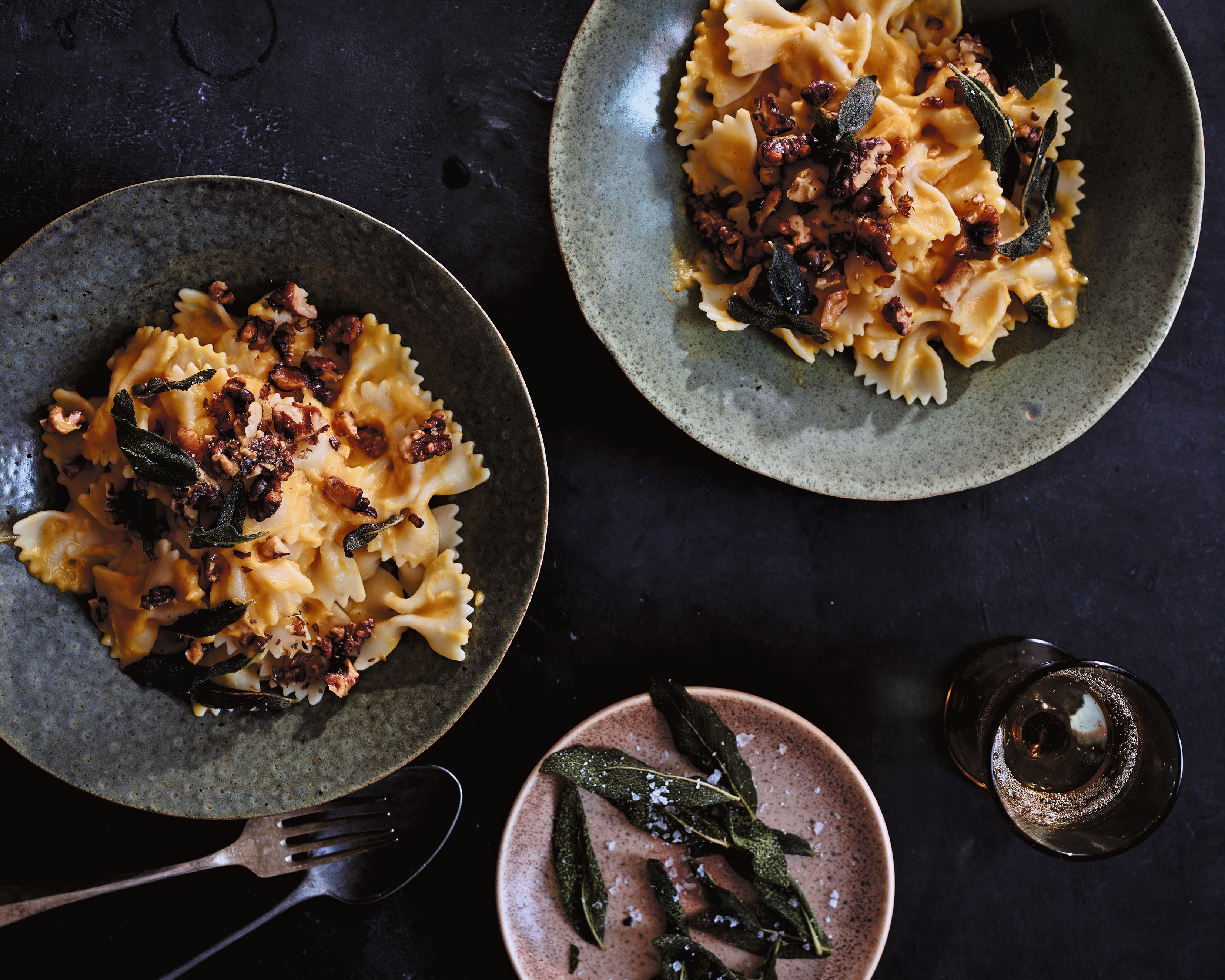 Butternut squash and sage pasta