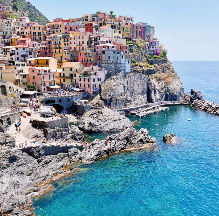 Manarola on Italy's Cinque Terre.