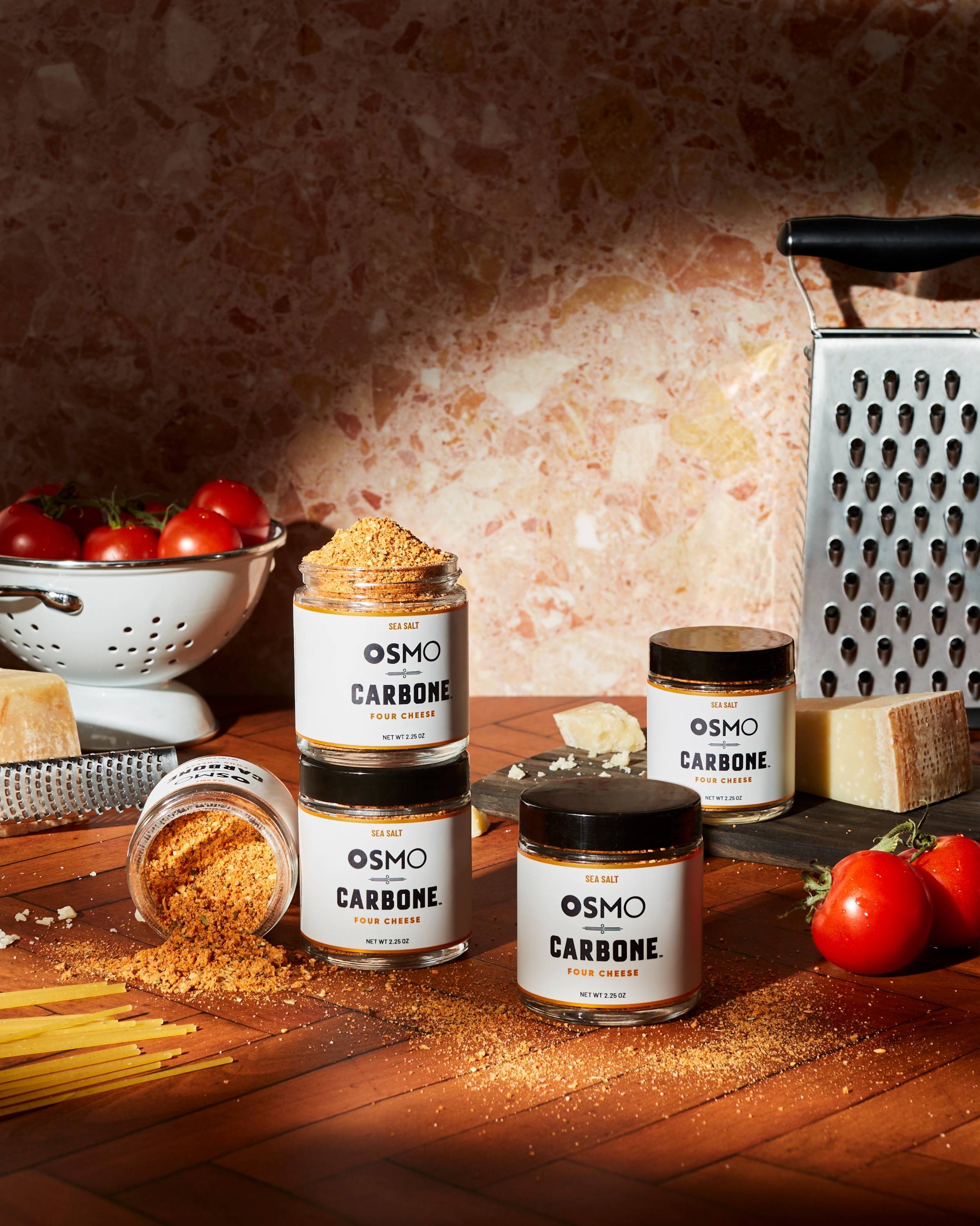 Osmo x Carbone four-cheese sea salts