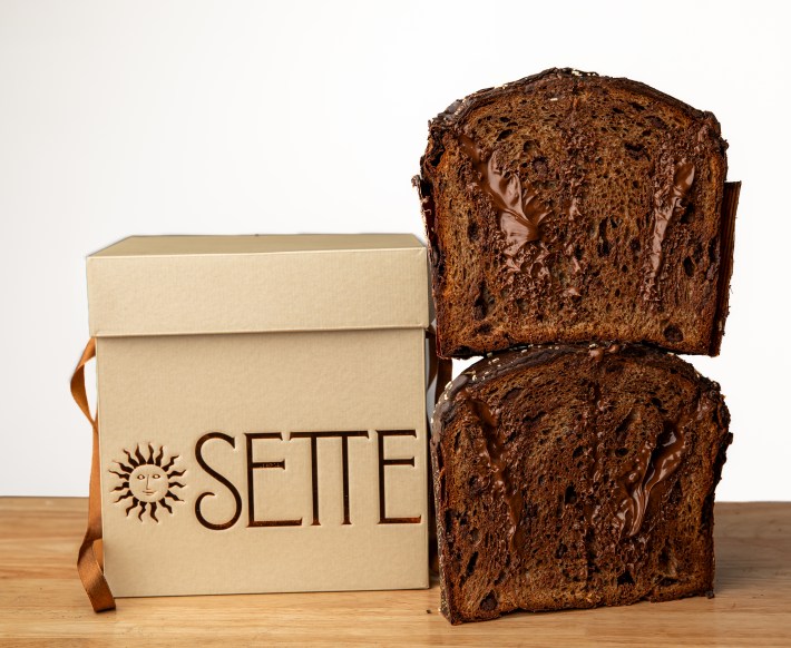 Nutella Panettone from Settepani Bakery.