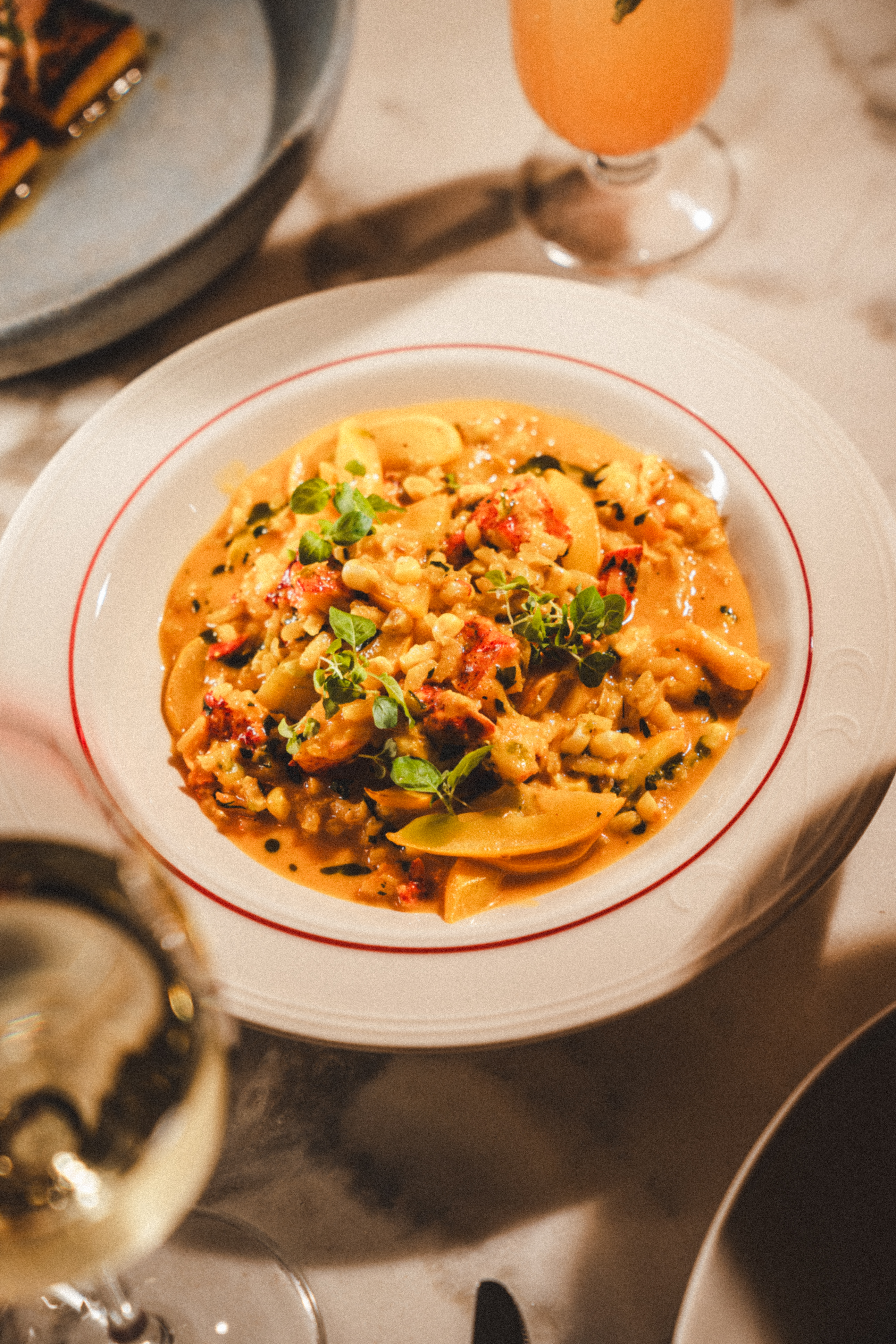 Saffron Risotto With Lobster