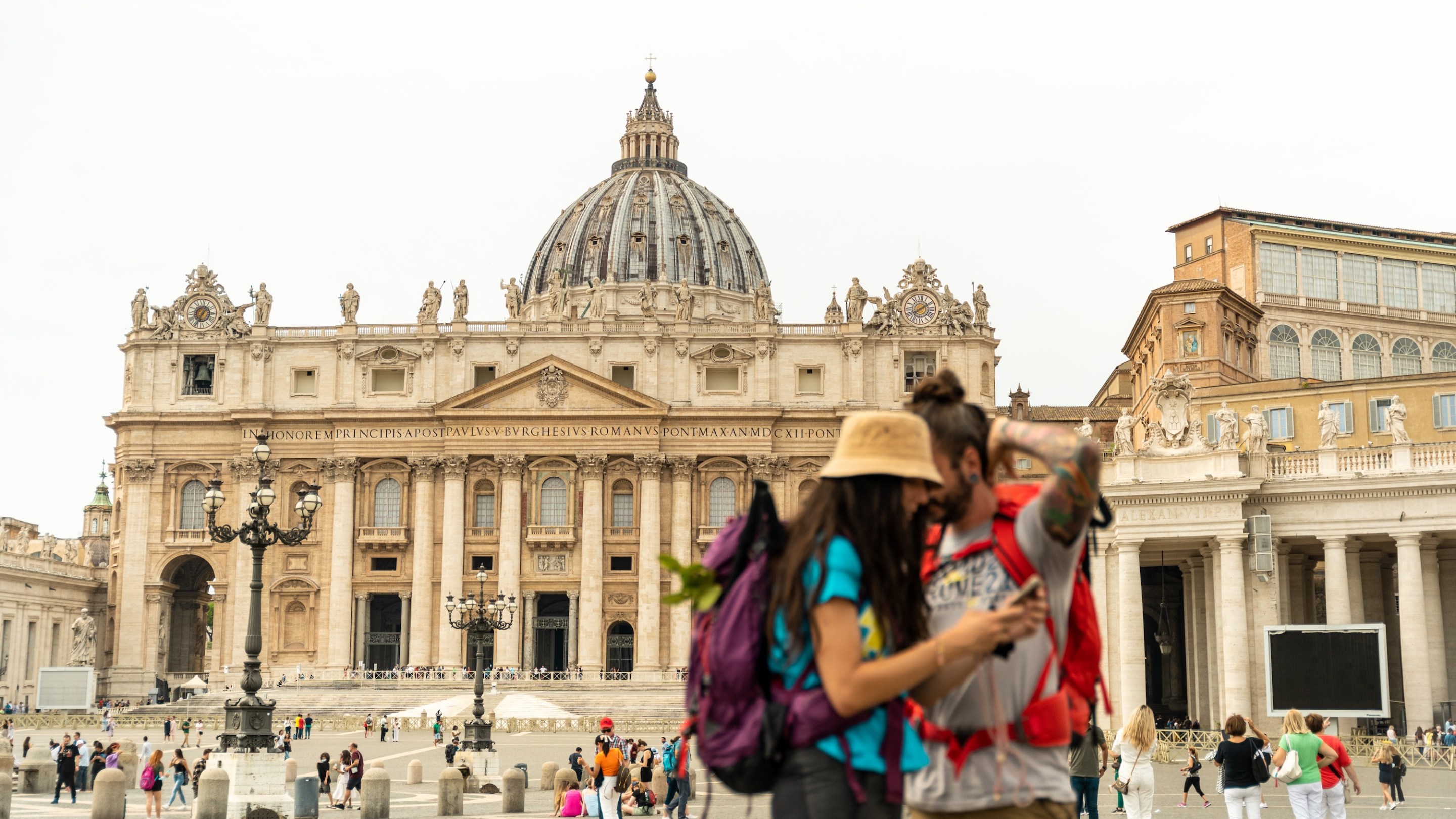 Piazza San Pietro in Rome.