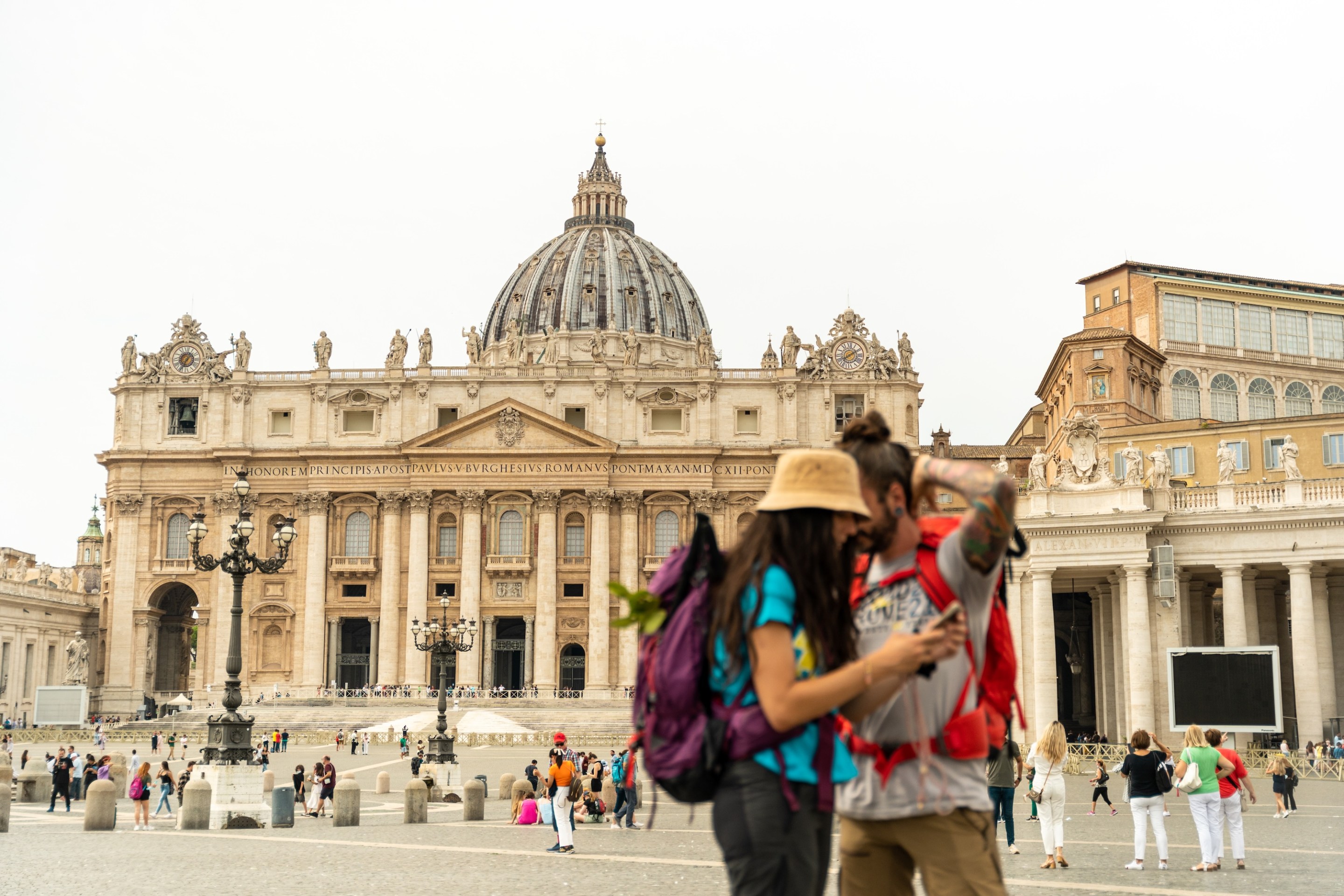 Piazza San Pietro in Rome.