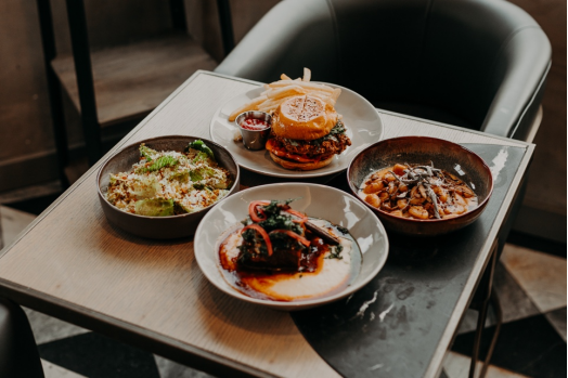 A few of AMANO Cobble Hill’s dishes. Photo credit: Chandler Dawson.