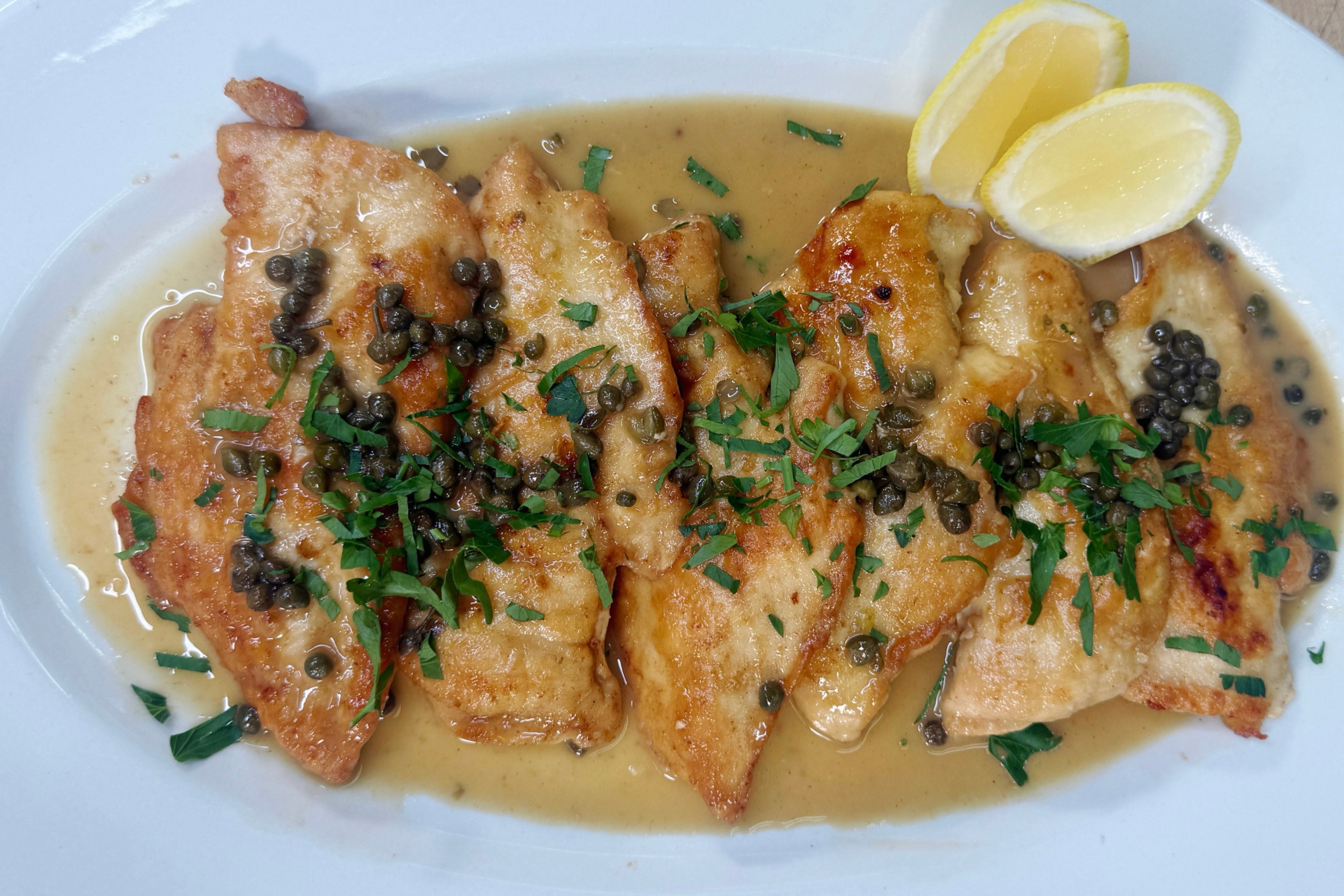 Chicken Piccata by Chef Matthew Cutolo.