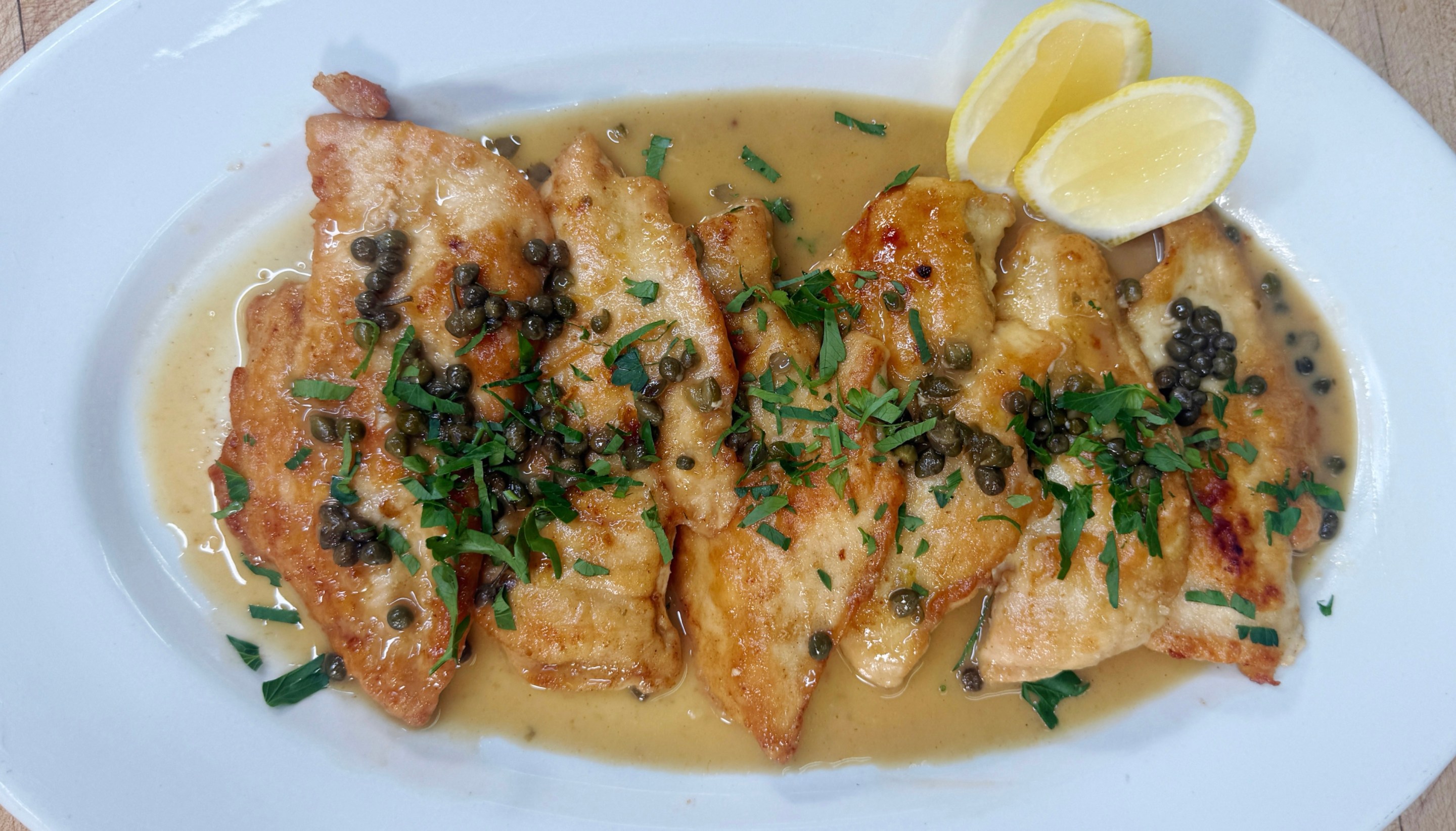 Chicken Piccata by Chef Matthew Cutolo.