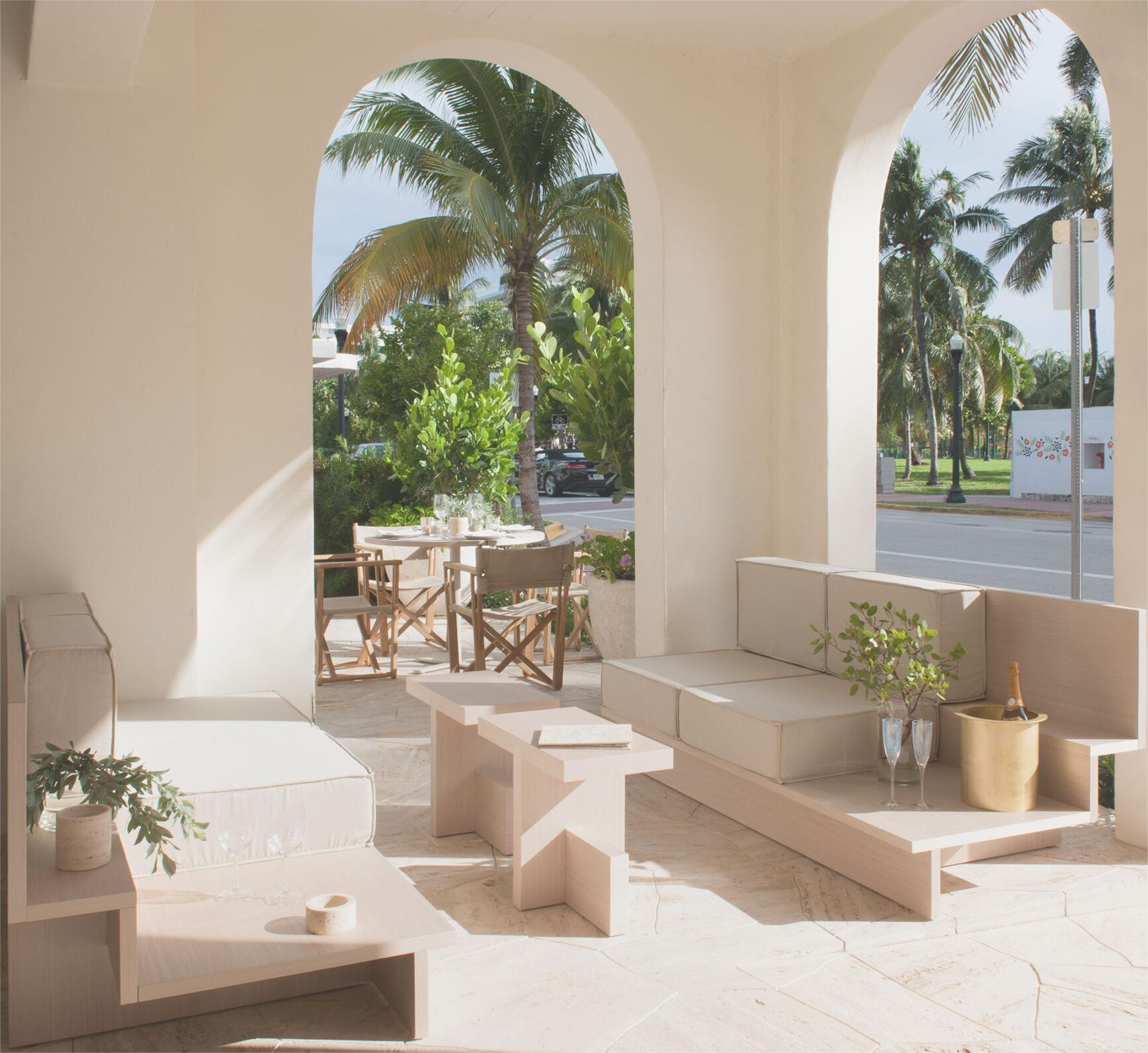 The Mediterranean-Revival exterior of Forte dei Marmi in Miami Beach.