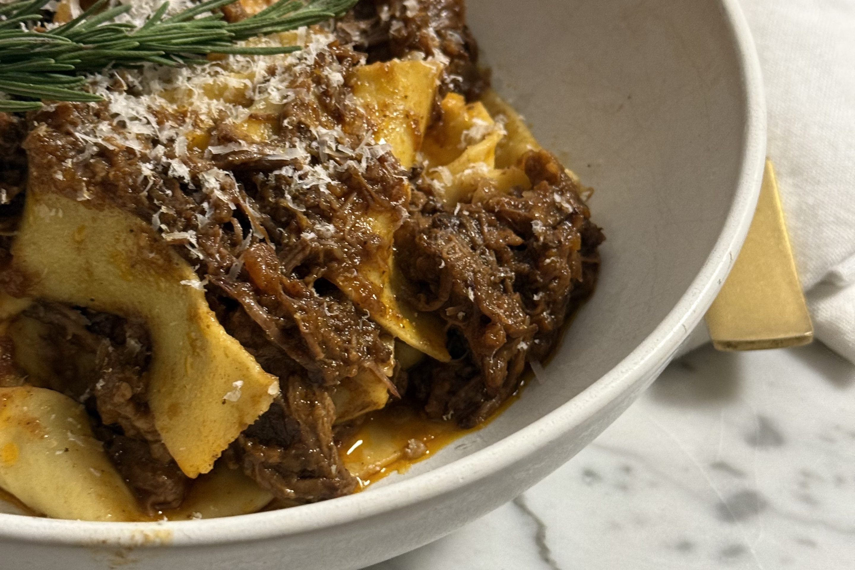 Barolo Braised Short Ribs by Joanna Moeller.