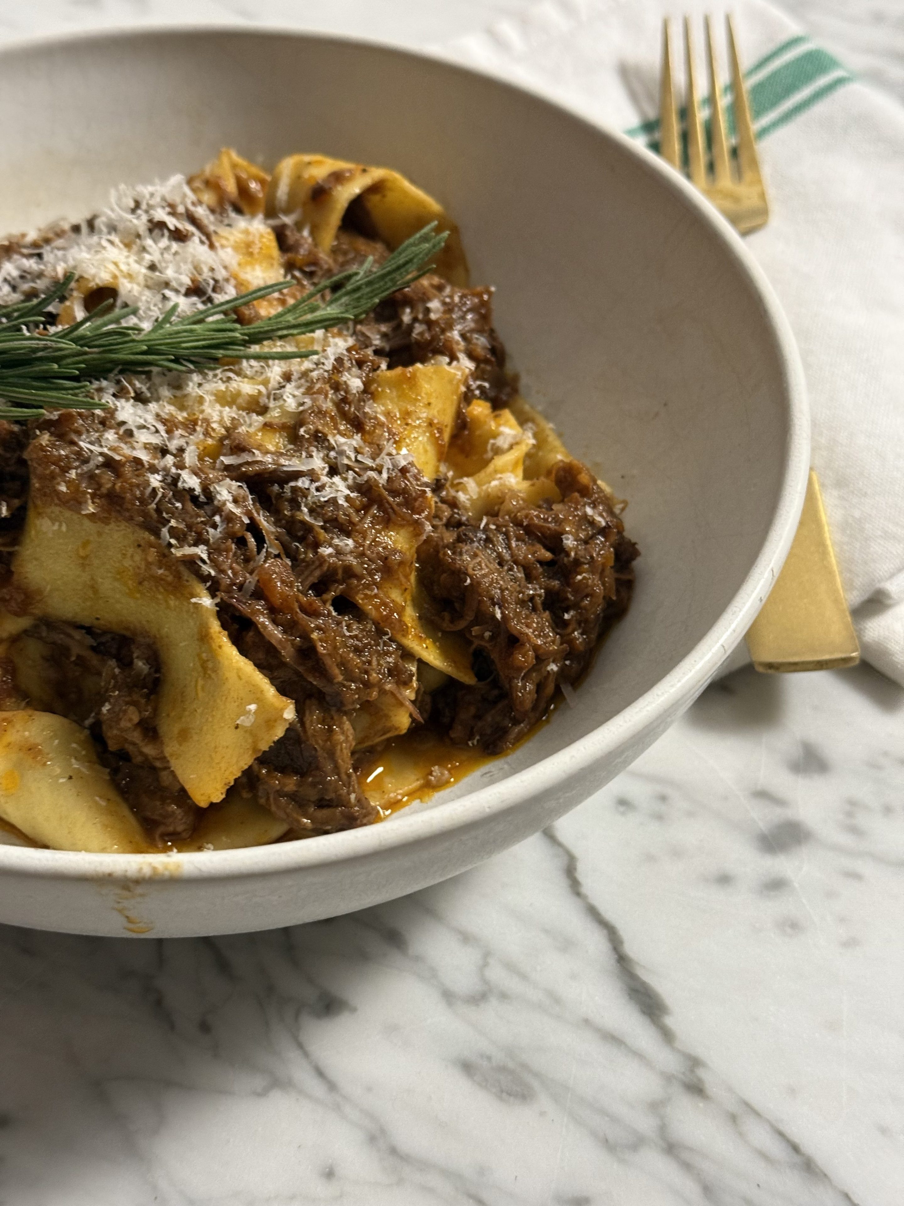 Barolo Braised Short Ribs by Joanna Moeller.