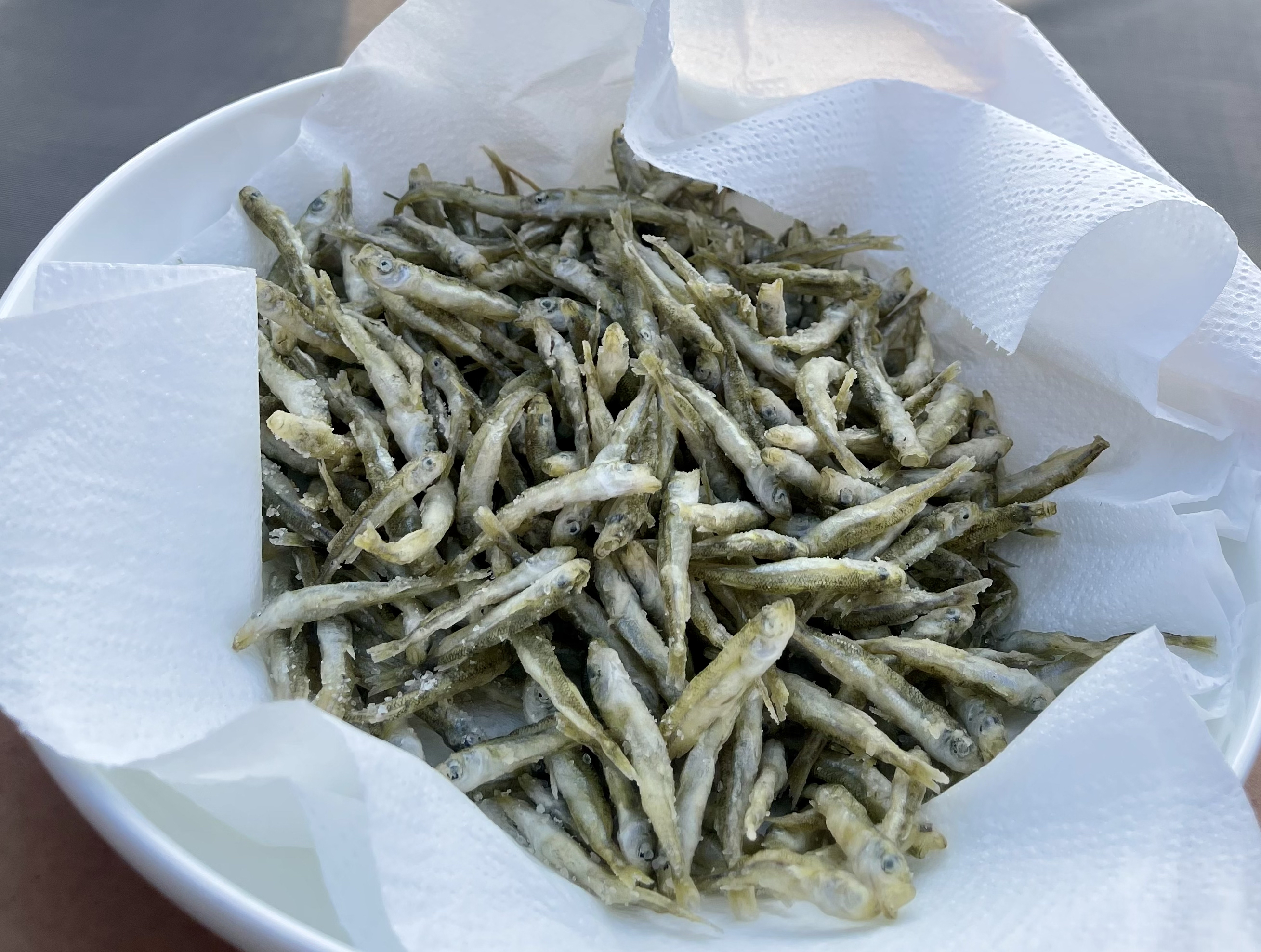 Fried Sand Smelt.