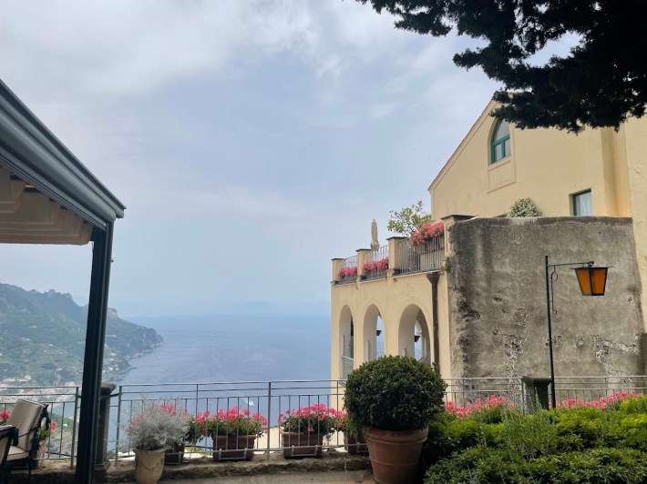 The grounds of Hotel Caruso are replete with Mediterranean Gardens.