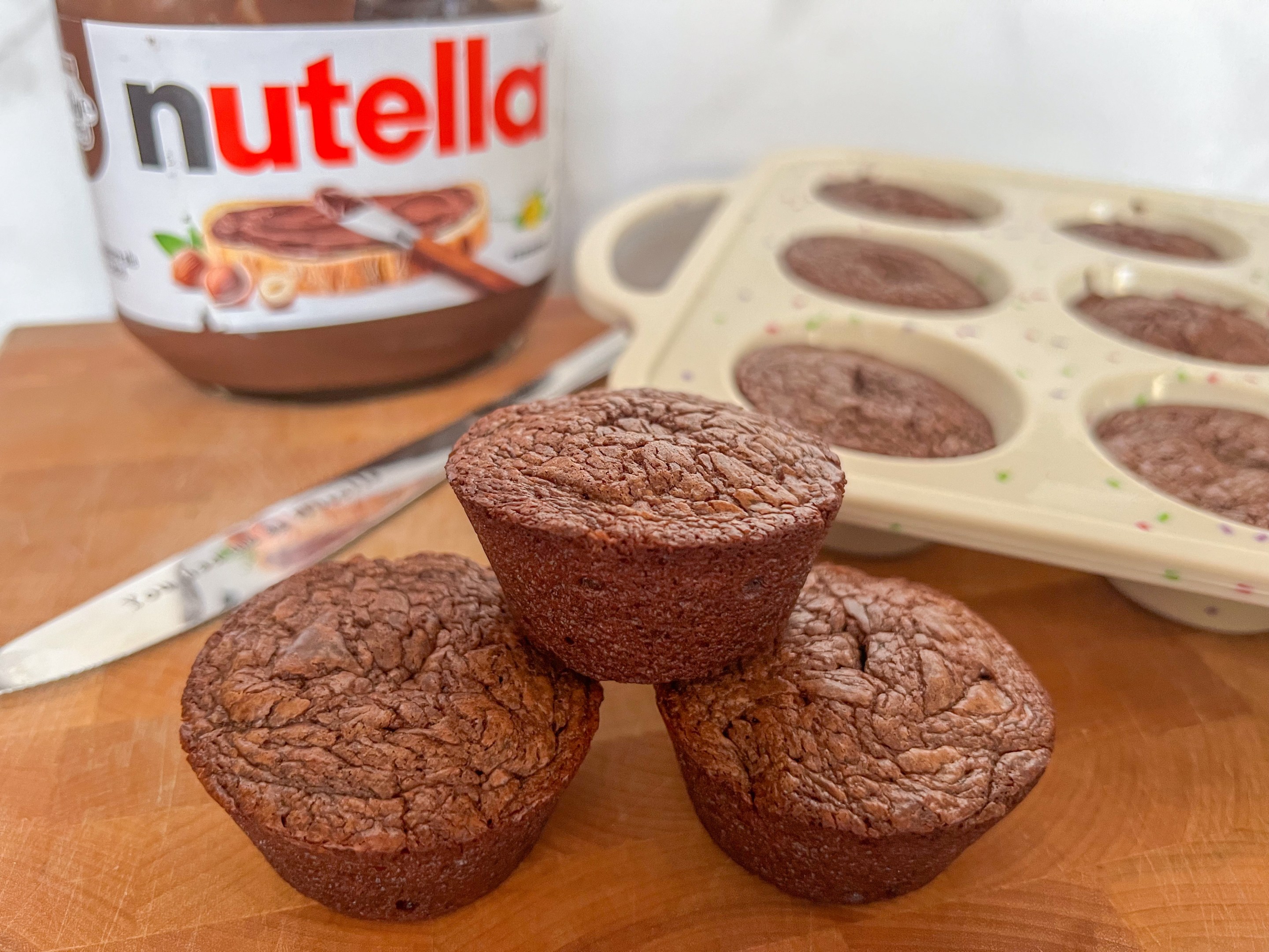 Nutella Brownie Bites from Danimade Kitchen.