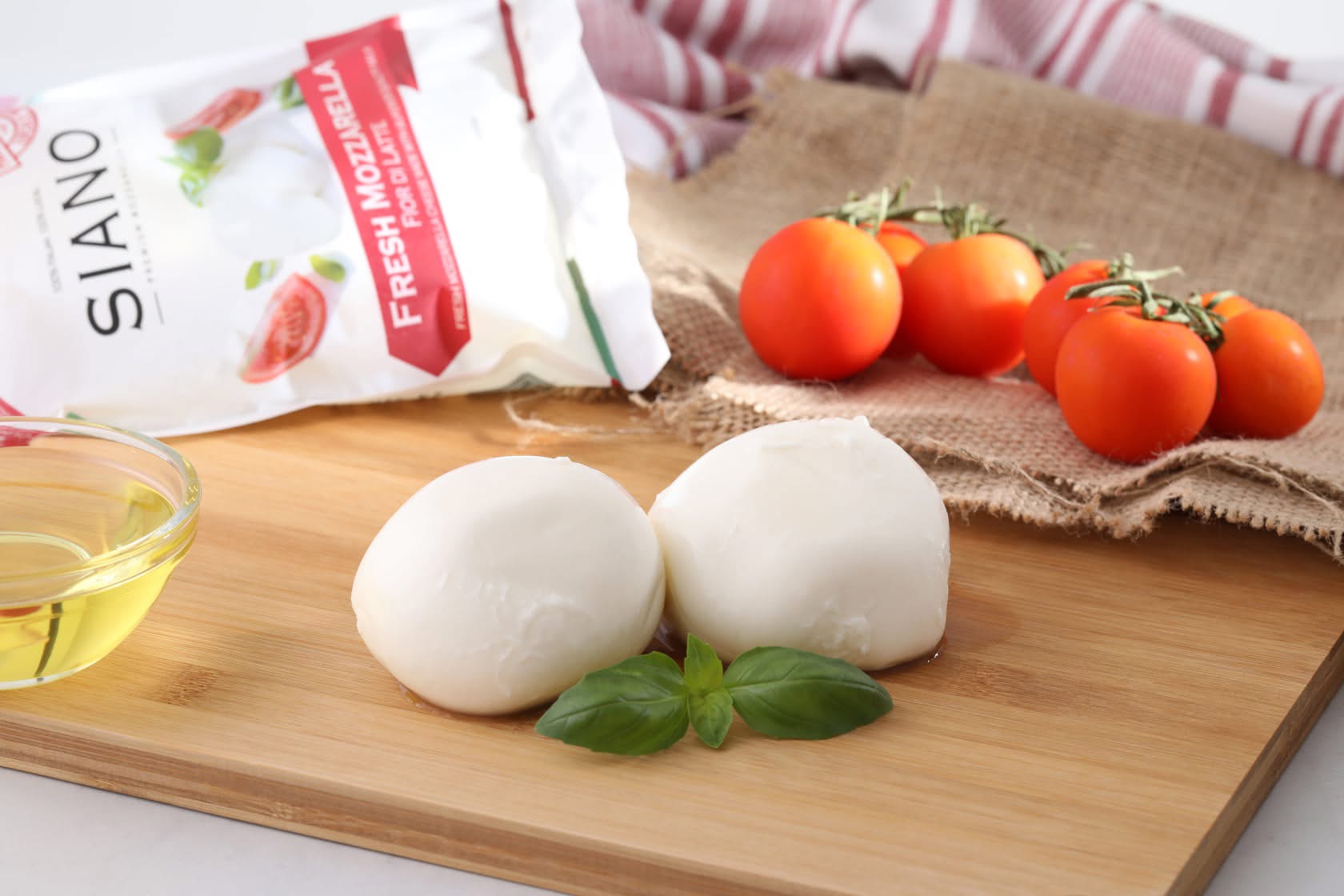 Siano Premium Mozzarella is made fresh in Charlotte, NC.