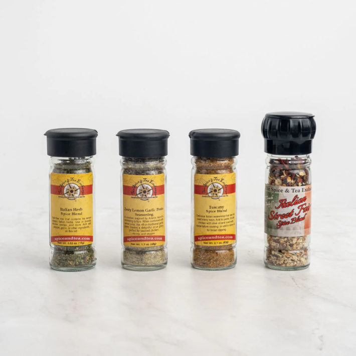 The 4 pack Gift Set from the Spice and Tea Exchange.