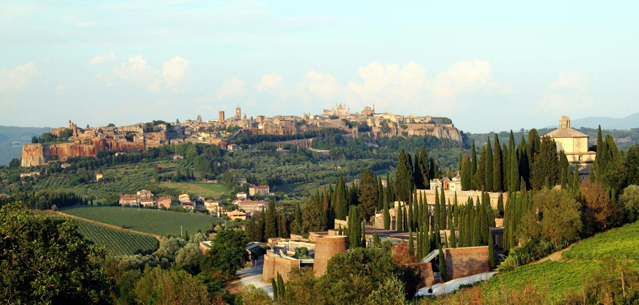 The ancient Umbrian city of Orvieto.