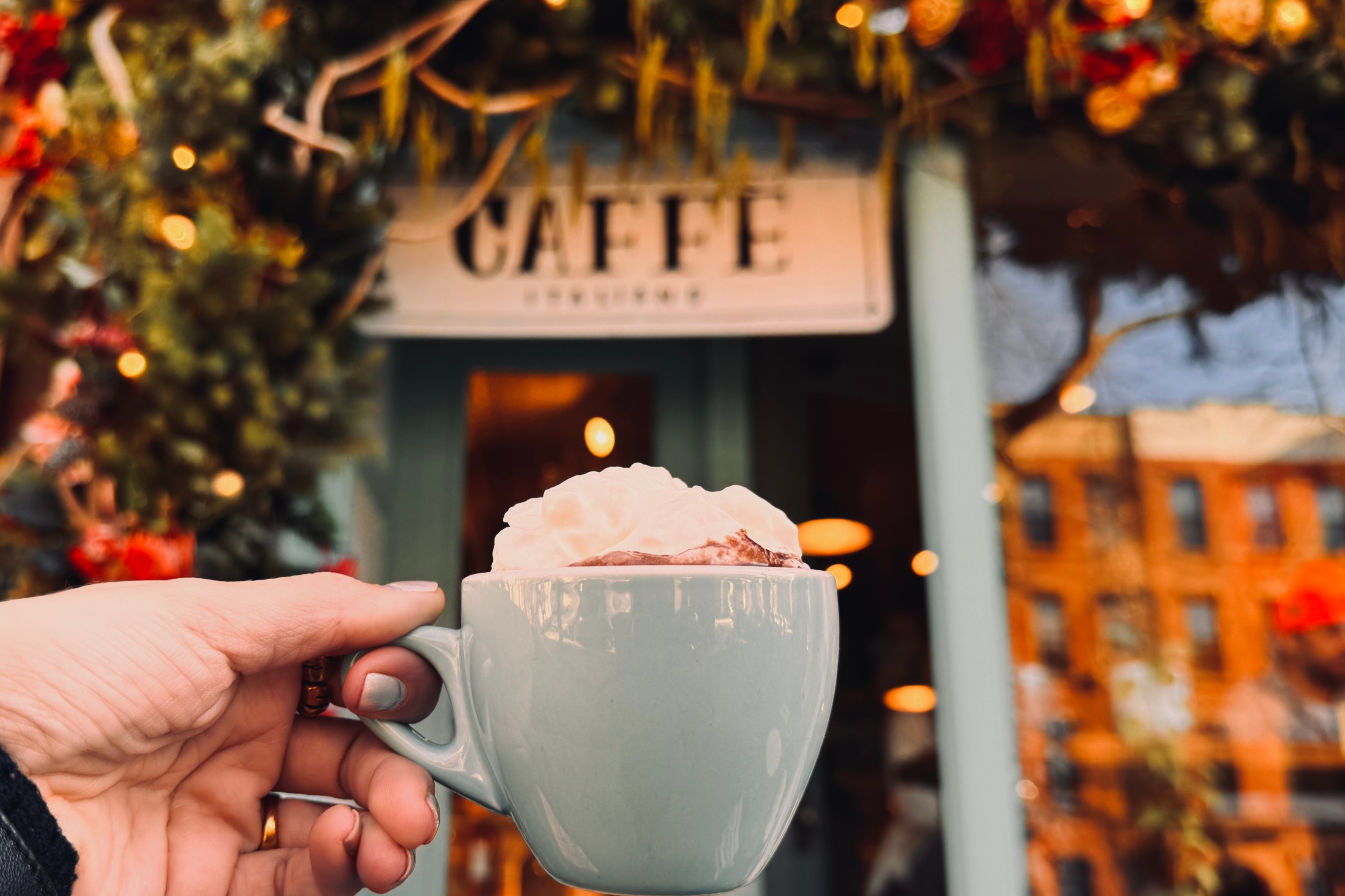 Italian hot chocolate at Caffè De Martini