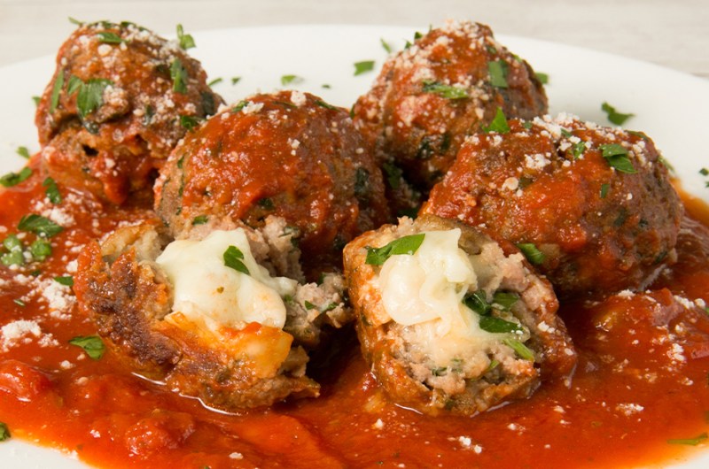 Donatella's Famous Stuffed Meatballs