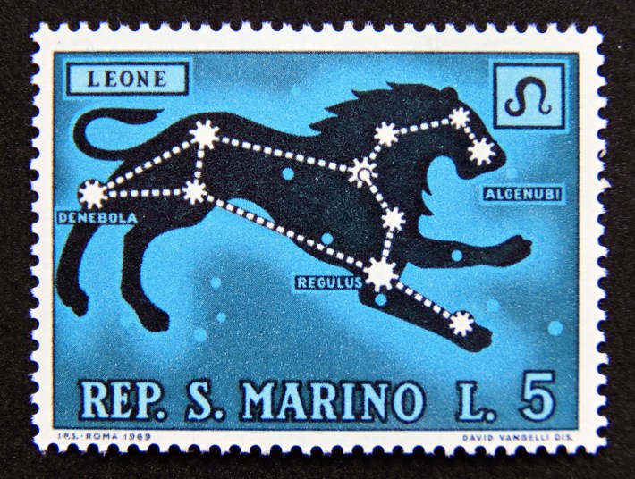The sign of Leo (Leone).