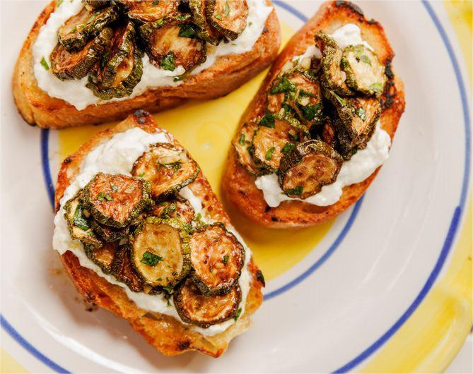 Crostino Alle Zucchini