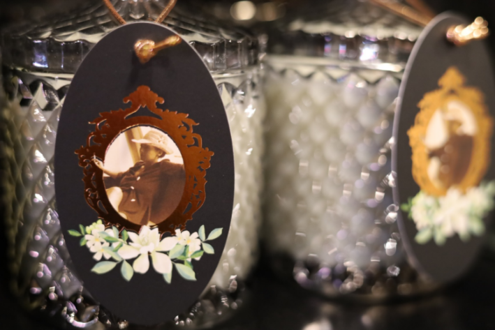 The signature Anna candle, made with love in honor of the family’s matriarch.