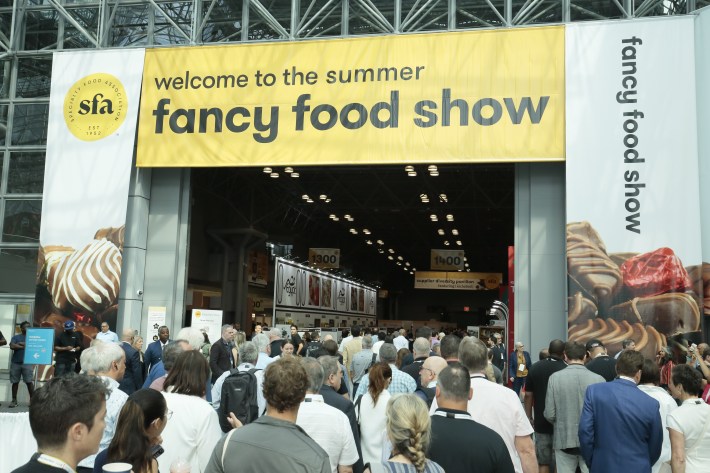 Attendees entering the Summer Fancy Food Show at the Javits Center