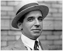 Charles Ponzi, the infamous Italian swindler, is at the center of Easy Money: The Charles Ponzi Story, a new Apple Original podcast narrated by Sebastian Maniscalco. (Courtesy of Apple TV+)