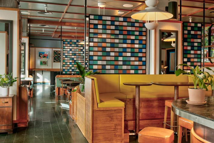 The interior of Lele's Roman in the Brooklyn Ace Hotel.