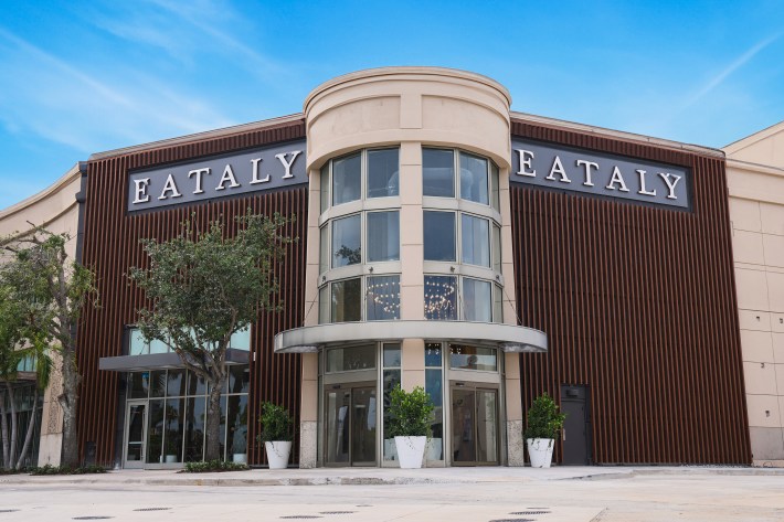 The exterior of the new Eataly location in Aventura, Florida.