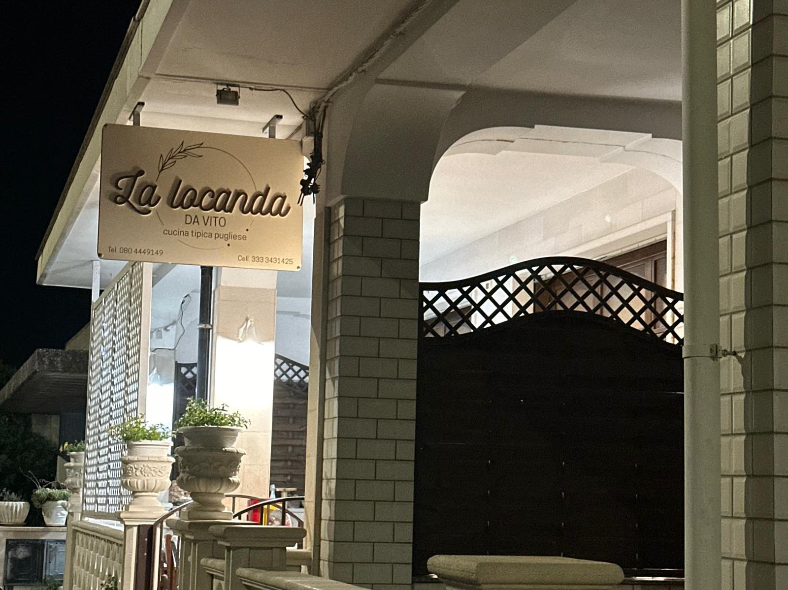 The exterior of La Locanda da Vito in Puglia.