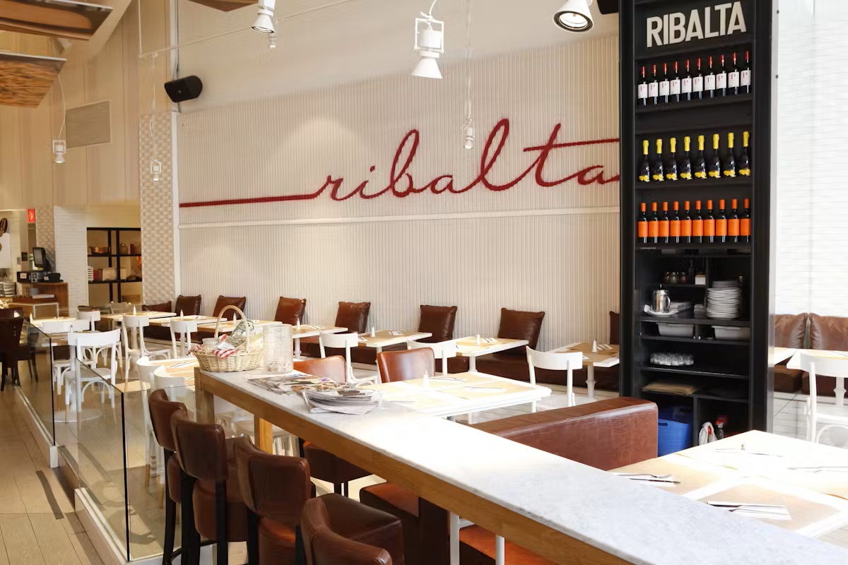The interior of Ribalta in NYC.