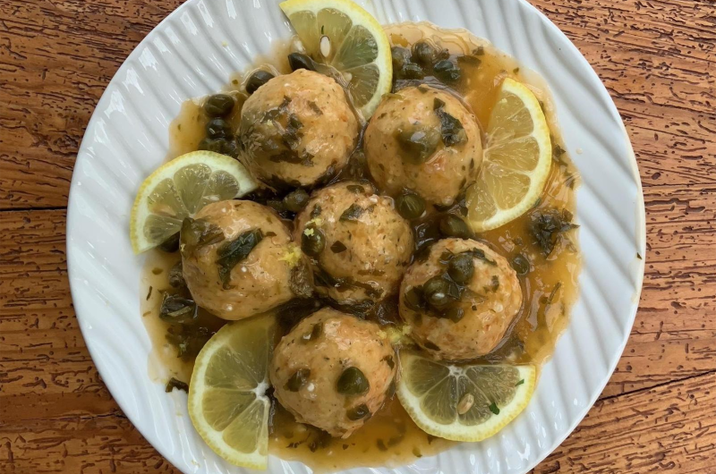 Chicken Piccata Meatballs