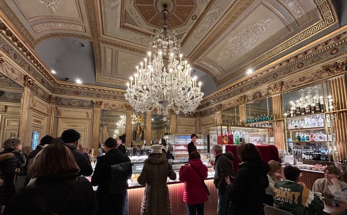 Caffè San Carlo, a historic jewel in the heart of Turin. Photo: Justin Patulli.