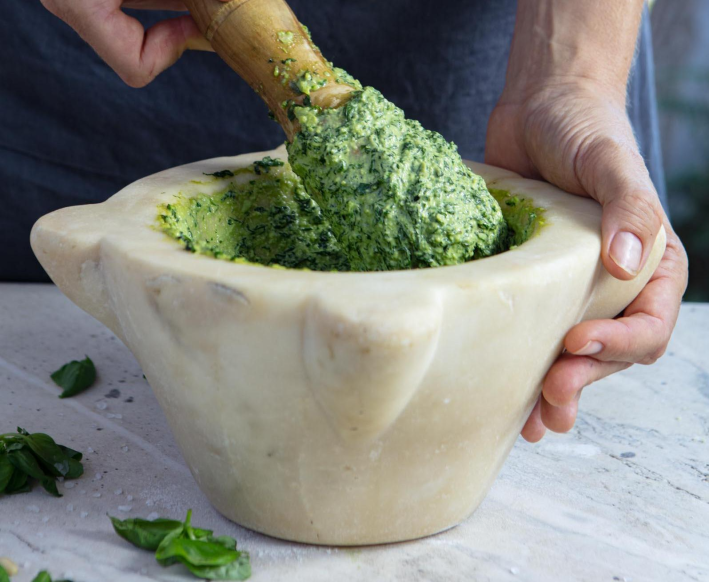 Pesto is a Ligurian staple.