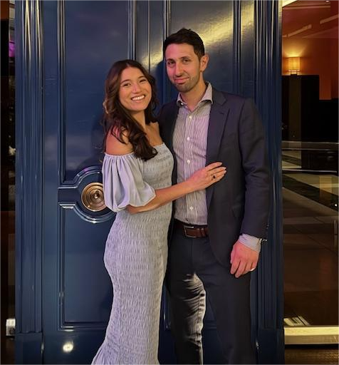 Roberto Longo with Simone Weithers, his partner in business and life.