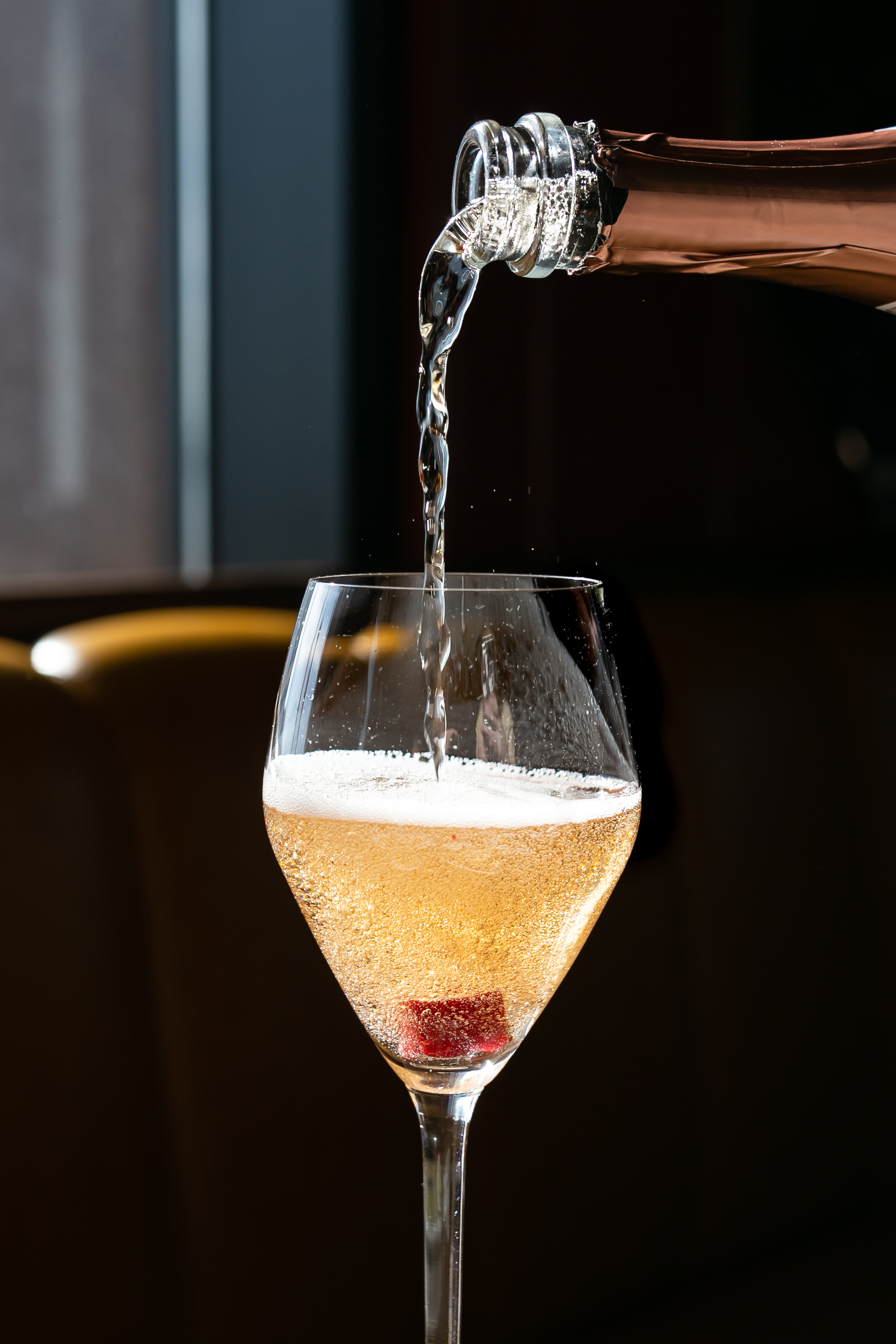 Westlight's Champagne Cocktail.