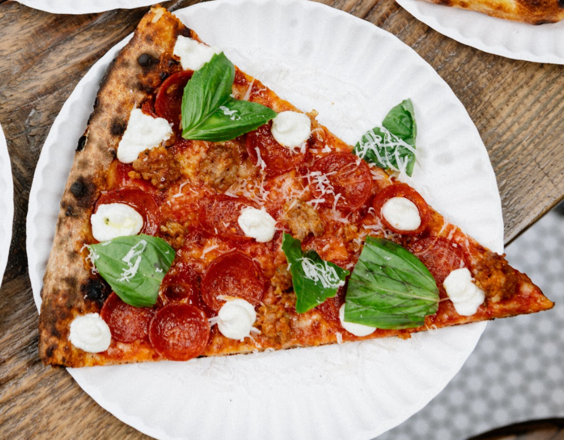 New Yorker Pie from L’Industrie Pizzeria in Brooklyn, awarded Pizza of the Year 2025