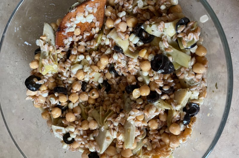 Farro with Sun-dried Tomatoes and Olives