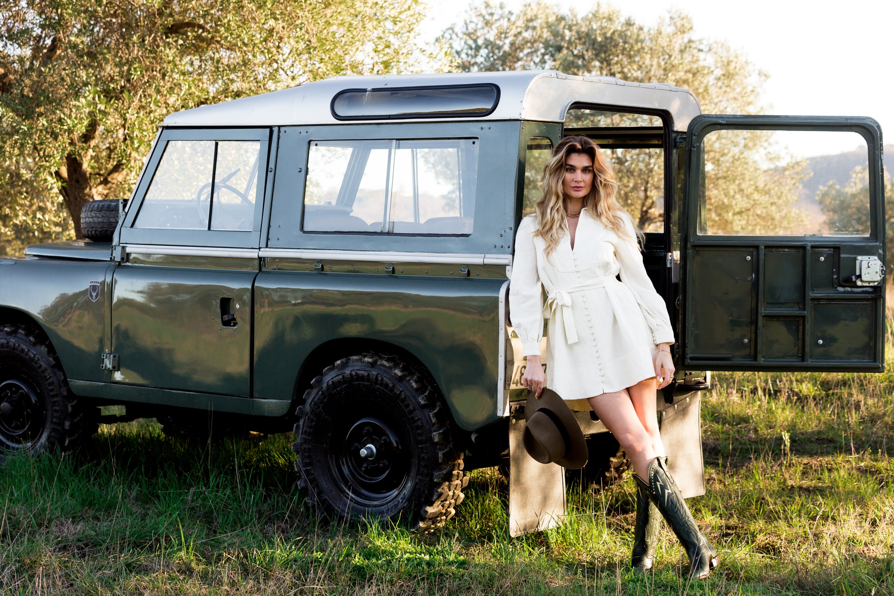 Shayna Terese Taylor on her property in Umbria.
