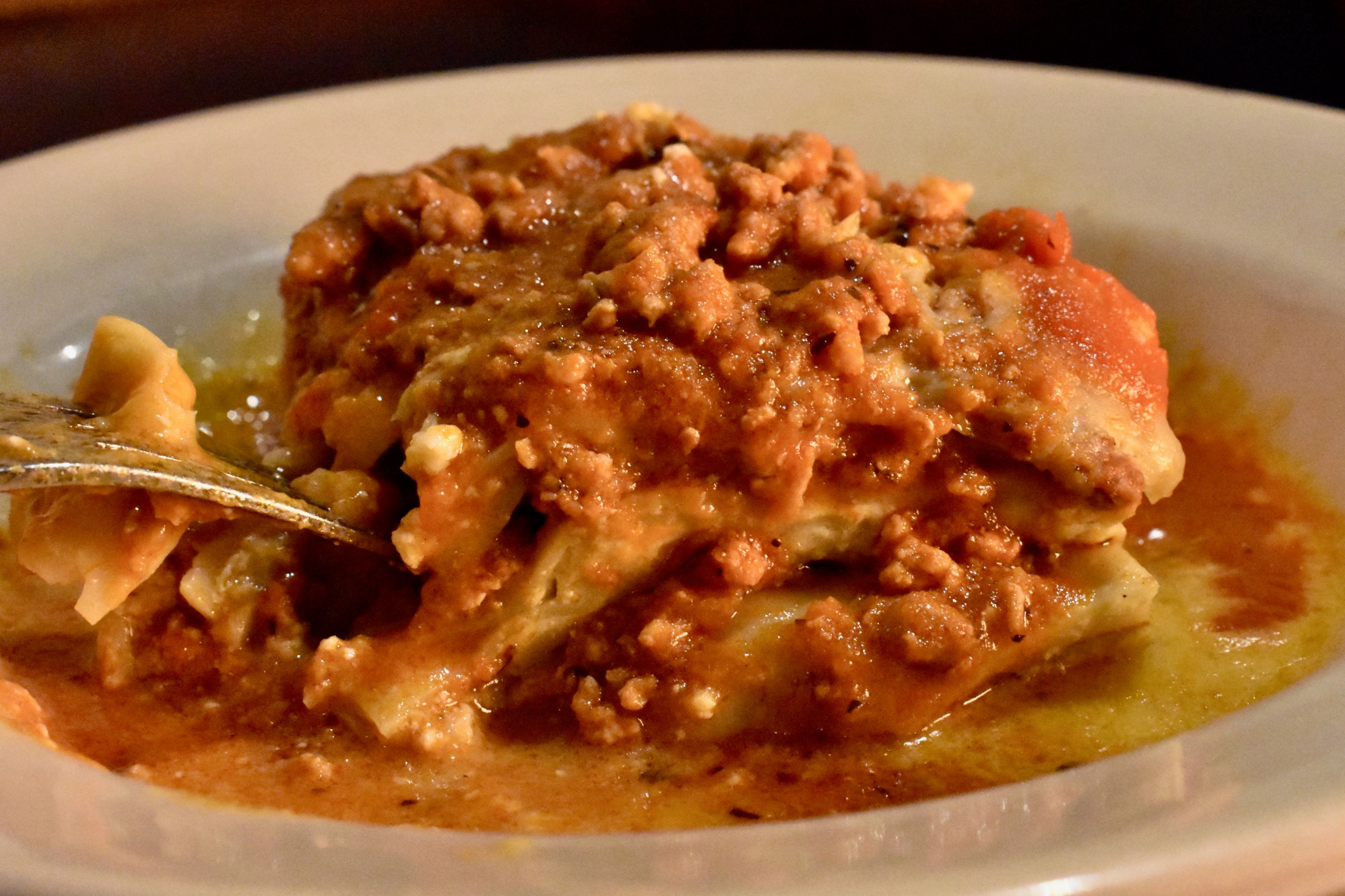 Lasagna Bolognese by Chef Pietro Mosconi.