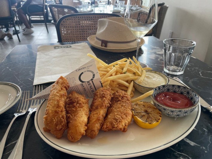 The fish & chips at Breva in Brighton Beach (Brooklyn).